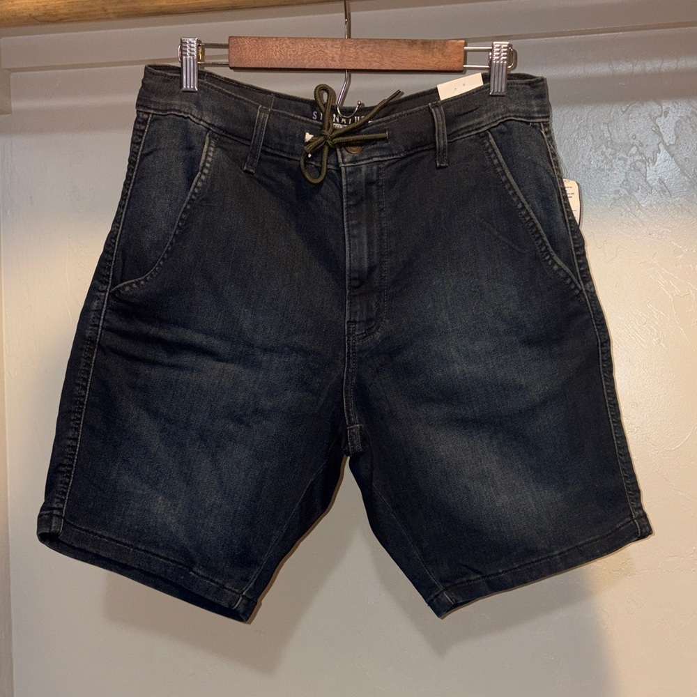 Signature by Levi Strauss Dark Denim Jean Shorts
